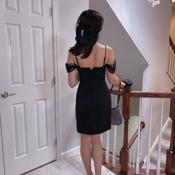 Mini Rhinestone Dress - Picture 4 of 6